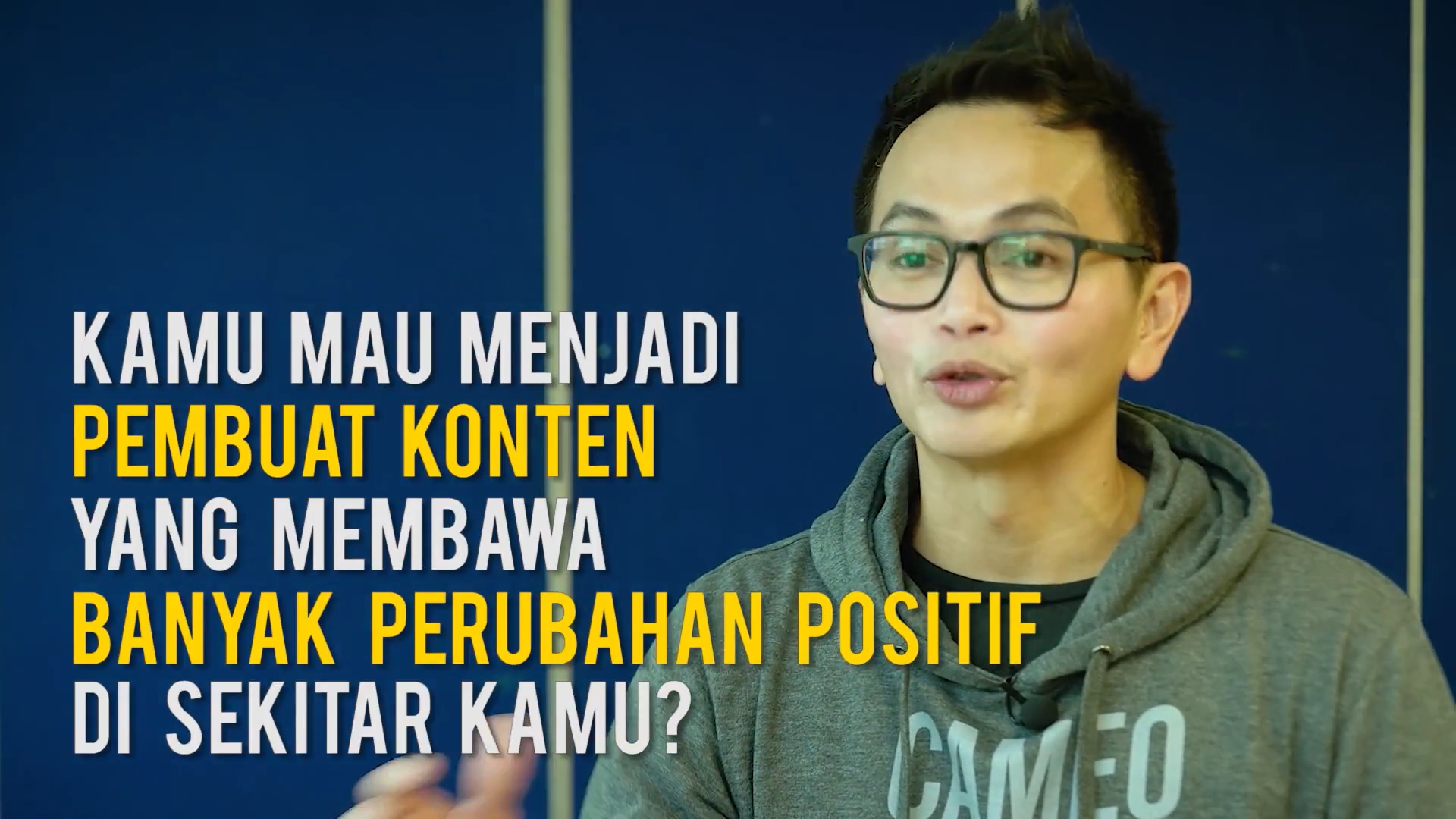 Kata Yosi Mokalu tentang Membuat Konten Positif